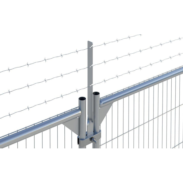 Bauzaun-Stacheldrahthalter Light Stacheldrahthalter Light BilligerBauzaun. 