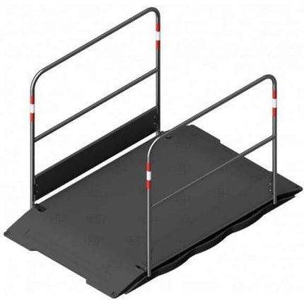 Grabenbrücke Kunststoff 1,70 x 1,00 m | mit Geländer Handelsware (100000) Schake 