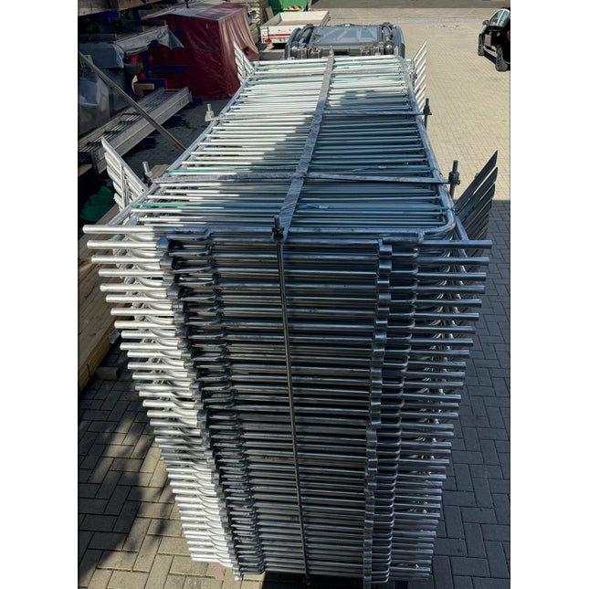 75 Stk Absperrgitter/ Personengitter / Mannesmanngitter 250x110cm / 25mm Absperrgitter BilligerBauzaun 