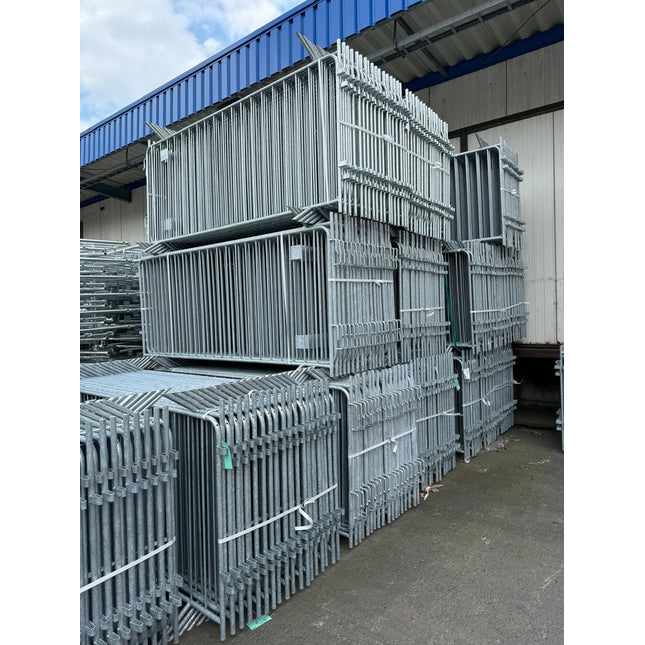 Absperrgitter 245x110cm, 35 Stück Set - (B-Ware) Absperrgitter BilligerBauzaun 