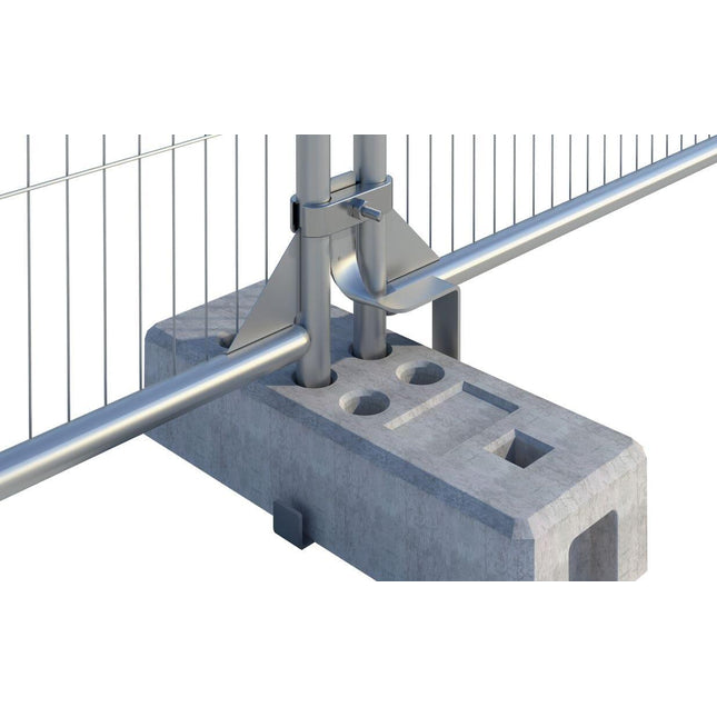 Bauzaun-Aushebesicherung / Diebstahlsicherung Aushebesicherung BilligerBauzaun. 