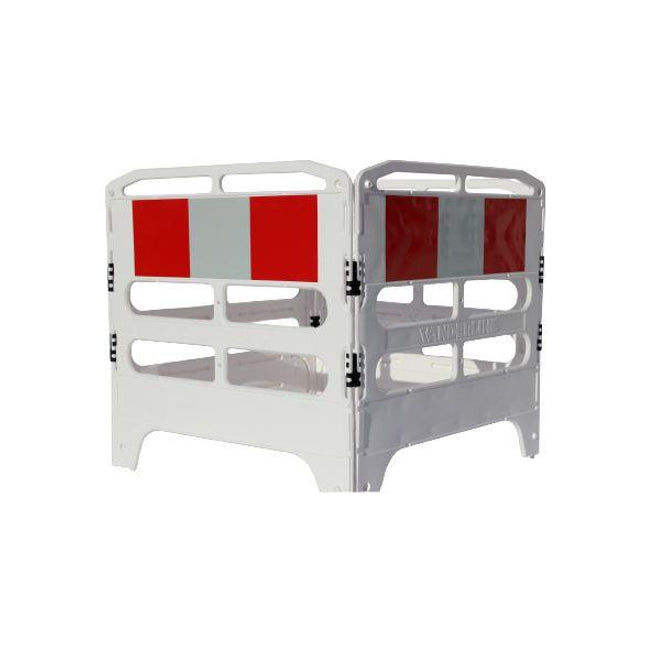 Barriere-Satz GARDIAN BLANCO weiß (RA1) Absturzsicherung HDPE BilligerBauzaun 