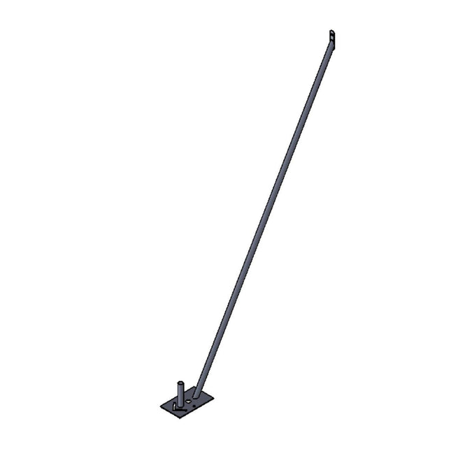 Bauzaun Stützstrebe / Windstützstrebe für Bauzaun mit PIN Bauzaun Strebe BilligerBauzaun. 