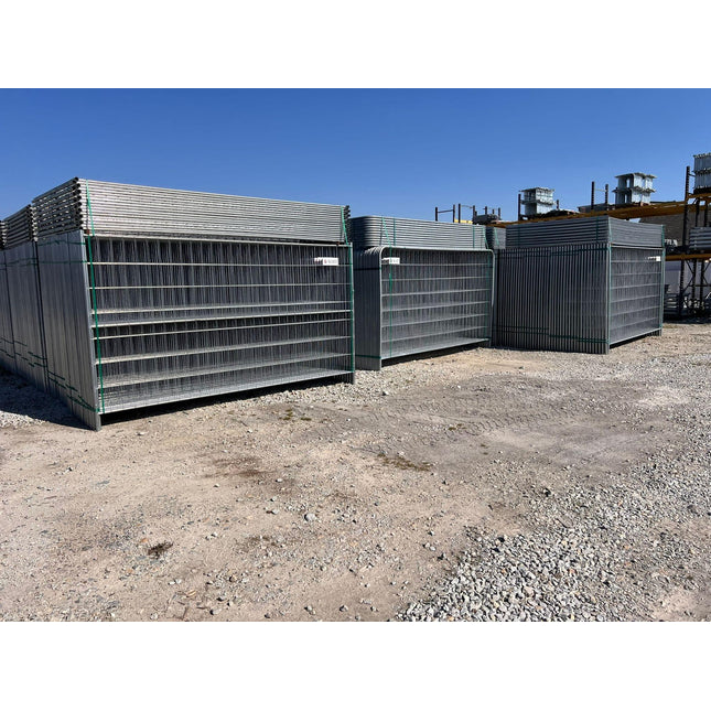 Bauzaun mit Horizontalstrebe 100m (3,5x2,0m) - BilligerBauzaun Sonderangebot Bauzaun mit Strebe BilligerBauzaun 