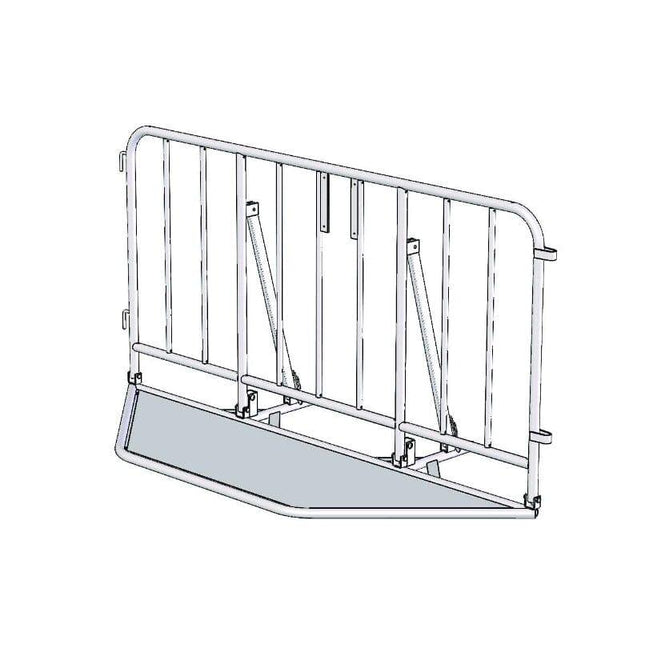 Polizeigitter / Hamburgergitter Klappbar Polizeigitter BilligerBauzaun 