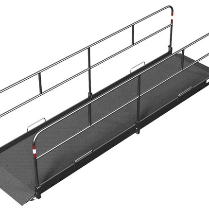 Grabenbrücke aus Aluminium 100x450cm Grabenbrücke Schake 