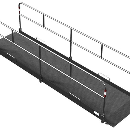 Grabenbrücke aus Aluminium 100x450cm Grabenbrücke Schake 