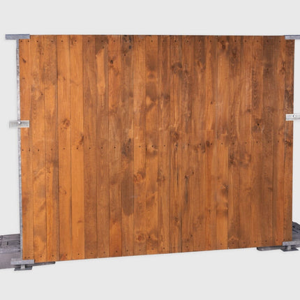 Holzbauzaun 2,5 × 2,0 m – extra stabil dank 3-facher Gegenlattung Holzbauzaun BilligerBauzaun. 