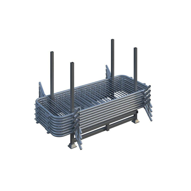 Transportpalette für Absperrgitter Fassung: 35 Stück Transport / Organisation BilligerBauzaun 