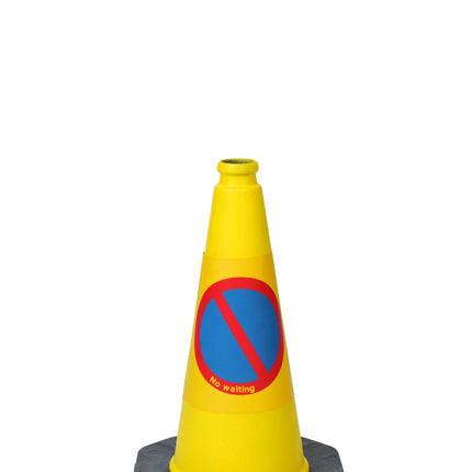 Verkehrshütchen 45 cm beschwert – Leitkegel aus PVC | wetterfester Verkehrskegel Leitkegeln BilligerBauzaun 