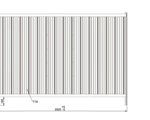 Bauzaun Trapezblech 290x200cm Sichtschutzzaun BilligerBauzaun 