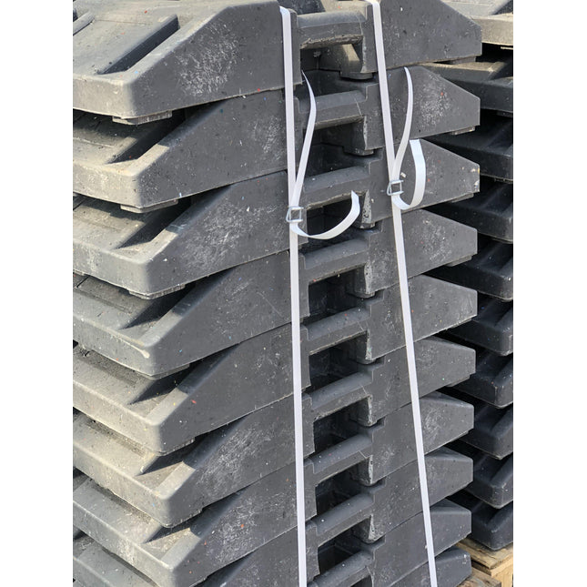 Fußplatte 16kg Bauzaunfuß / Fußplatte BilligerBauzaun 