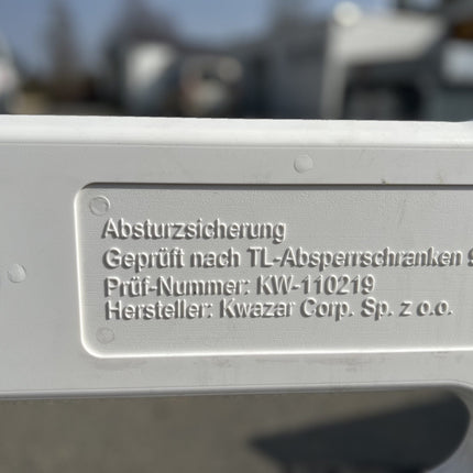 60er Set Schrankenzaun RA2 mit Füßen - Effektive Verkehrsabsicherung für umfangreiche Baustellen und Events Schrankenzaun HDPE RA2 BilligerBauzaun 